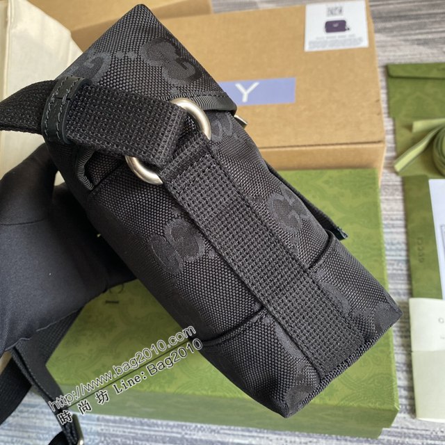 Gucci新款包包 古馳新款黑色布包 Gucci男士小號斜挎包 643858  ydg3084